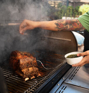 SmokeFire Sear Wood Pellet Grill Weber